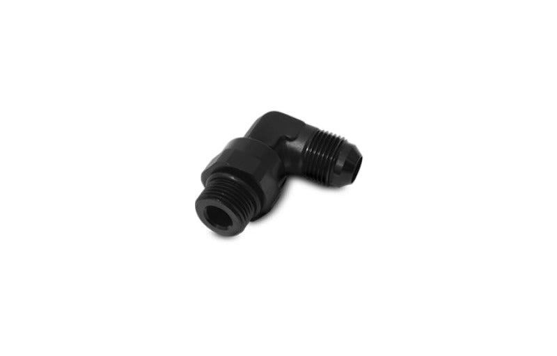 Vibrant -10AN Male Flare to Male -8 ORB Swivel 90 Degree Adapter - Anodized