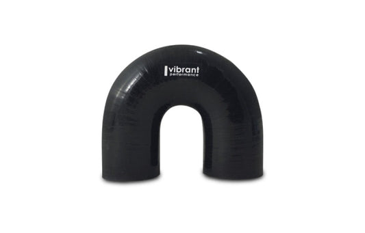 Vibrant 4 Ply Reinforced Silicone Elbow Connector - 1.75in ID x 5.50in Leg 180