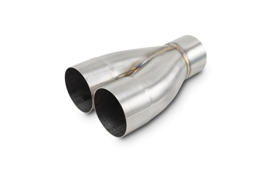 Vibrant 2-1 SS Merge Collectors (2.25in Inlet Slipover ID 2.5in Outlet OD)