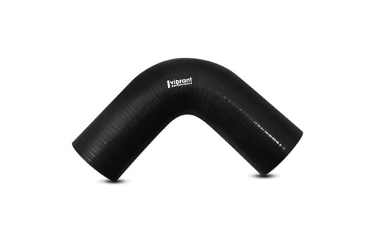 Vibrant 90 Degree Silicone Elbow 1.625in ID x 5.00in Leg Length - Black