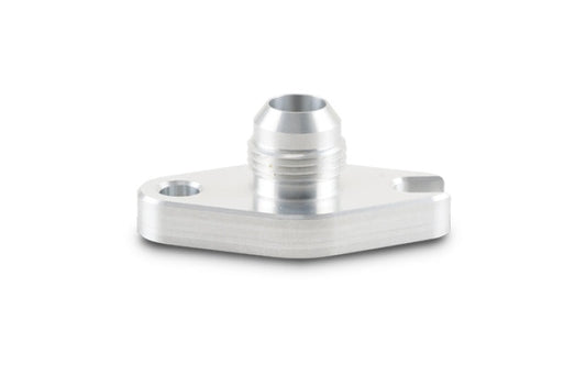 Vibrant Aluminum Oil Drain Flange (with Crowfoot) -10AN Male Flare 2.060in Bolt