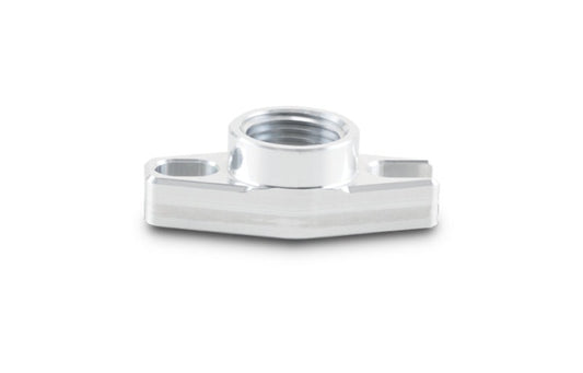 Vibrant 1/2in NPT Female 1.5in to 1.75in Bolt Hole Oil Drain Flange with Crowfoot