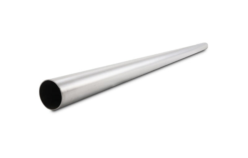 Vibrant 2.25in OD 304 Stainless Steel Brushed Straight Tubing