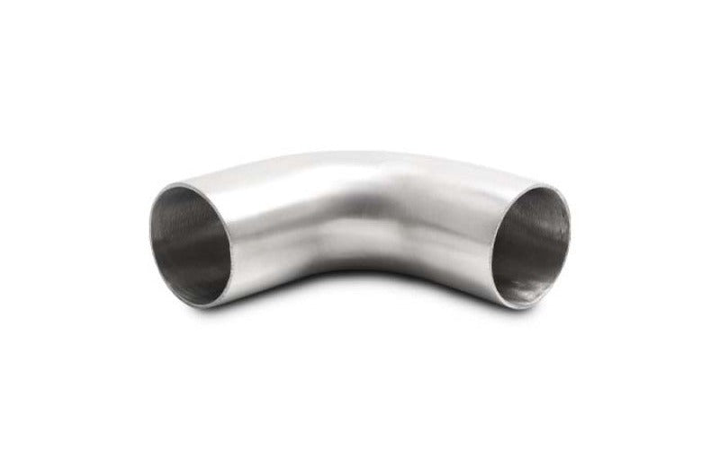 Vibrant 1.5in OD 2.75in Tangent Length T304 SS 90 Deg Mandrel Bend with Extended