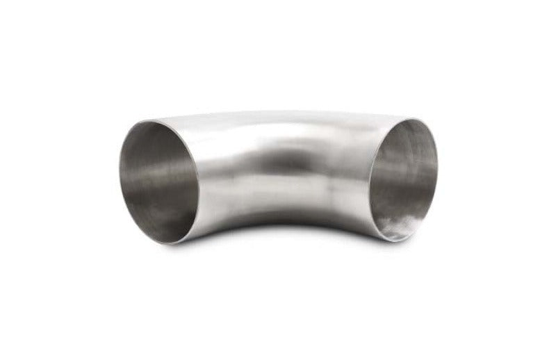 Vibrant 4.0in OD 5.91in Tangent Length T304 SS 90 Deg Mandrel Bend with Extended