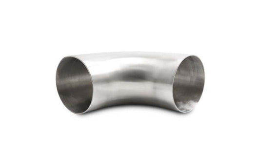 Vibrant 4.0in OD 5.91in Tangent Length T304 SS 90 Deg Mandrel Bend with Extended