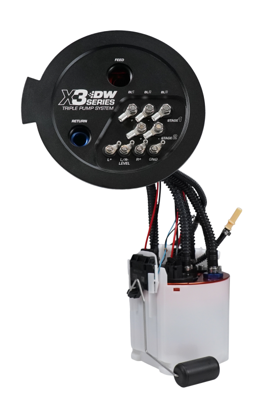 DeatschWerks 2020-2024 A90/91 Toyota Supra/G8X BMW M3/M4 Fuel Pump Module with Triple DW420s