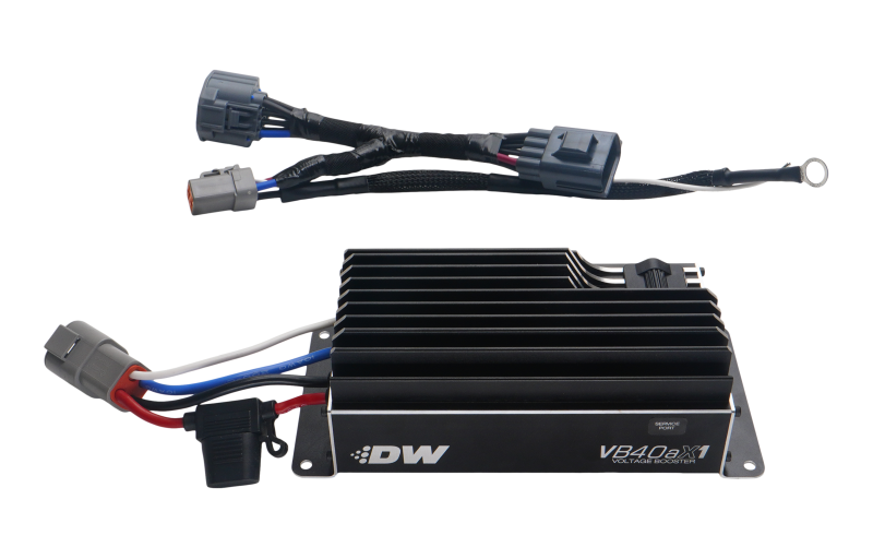 DeatschWerks VB40AX1 Voltage Booster with Plug-N-Play Harness for 2011-2025 Ford Mustang