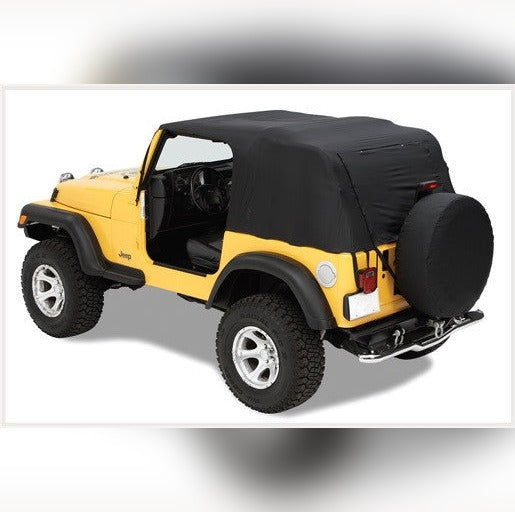 Bestop 2007-2018 Wrangler JK 2-Door Emergency Top (Black)