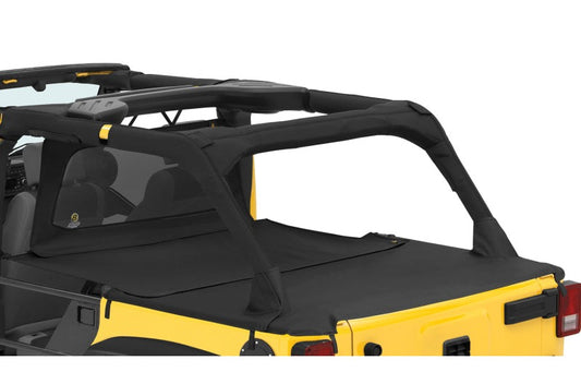 Bestop 2007-2018 Jeep Wrangler JK 4-Door Duster Deck Extension (Black Diamond)