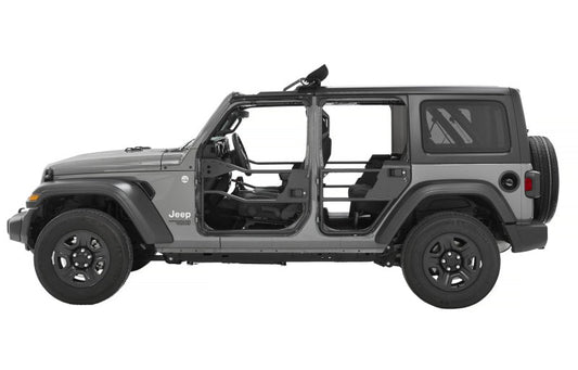 Bestop 20-26 Jeep Gladiator / 18-26 Wrangler JL 4-Door Element Doors (Rear Matte Black)