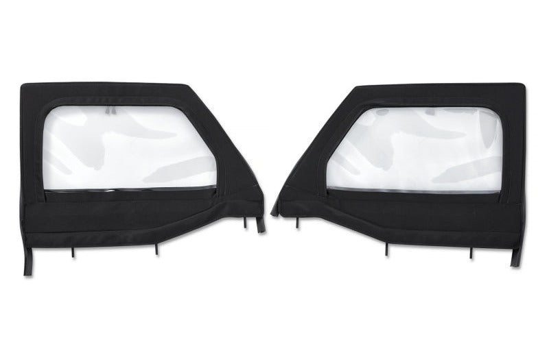Bestop 20-26 Jeep Gladiator / 18-26 Wrangler JL Element Upper Doors (Front Black Twill)