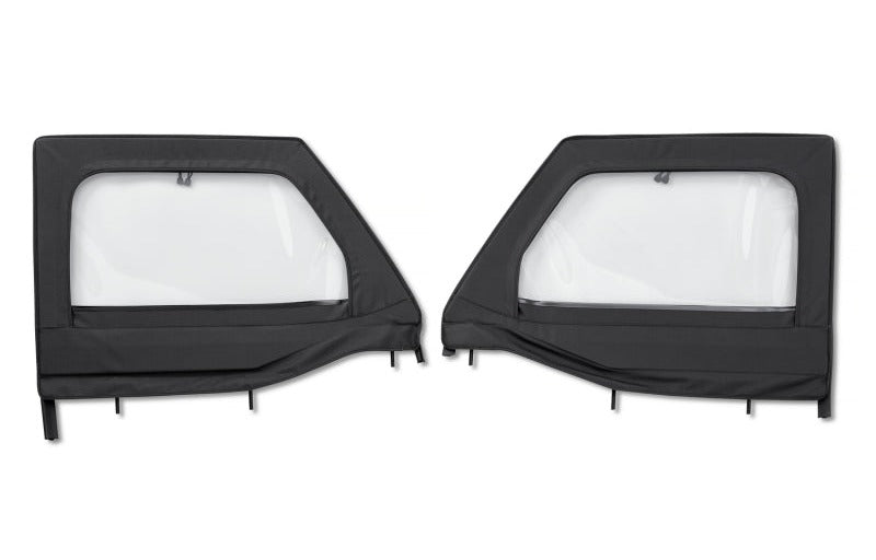 Bestop 20-26 Jeep Gladiator / 18-26 Wrangler JL Element Upper Doors (Front Black Diamond)