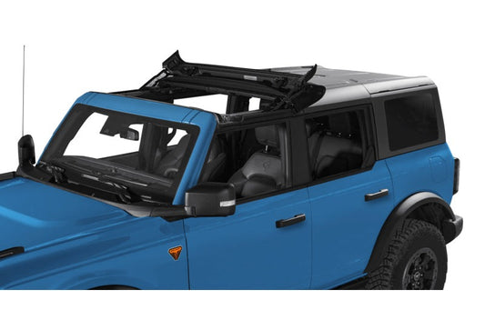 Bestop 2021-2026 Bronco Bronco Raptor 4-Door Sunrider For Hardtop (Premium Black Twill)