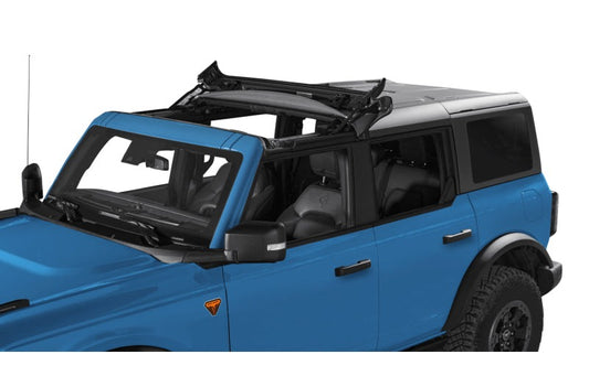 Bestop 2021-2026 Bronco Bronco Raptor 4-Door Sunrider For Hardtop (Black Diamond)