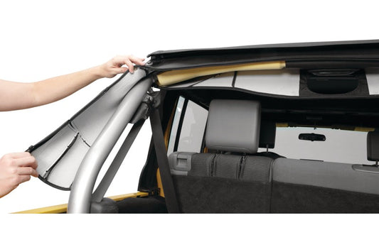 Bestop 07-18 Jeep Wrangler JK 4-Door Sport Bar Cover (Black Diamond)