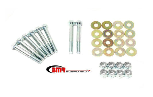 BMR 1978-1987 G-Body Control Arm Hardware Kit Rear Upper And Lower - Zinc plated