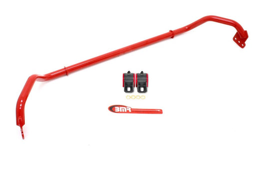 BMR 2010-2012 5th Gen Camaro Front Hollow 29mm Adj. Sway Bar Kit with Bushings - Red