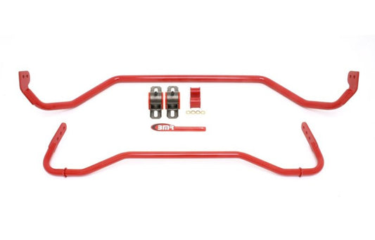 BMR 08-09 Pontiac G8 Front & Rear Sway Bar Kit w/ Bushings - Red