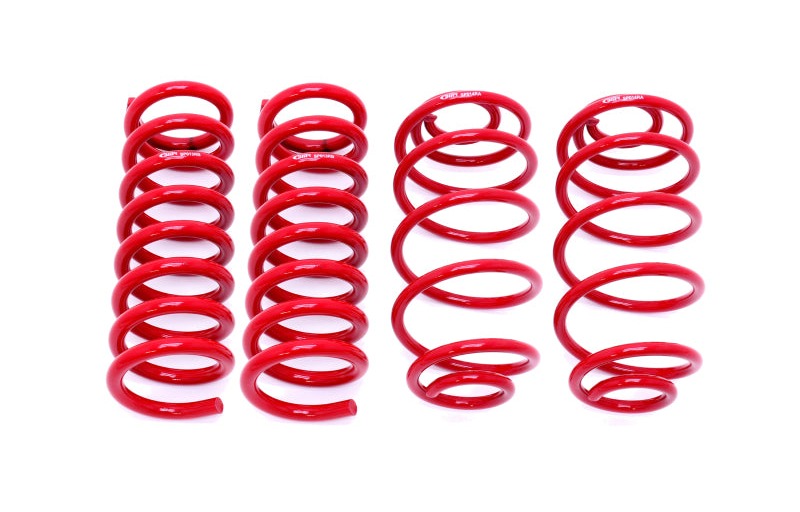 BMR 1967-1972 A-Body Lowering Spring Kit (Set Of 4) (1.0in Drop) - Red