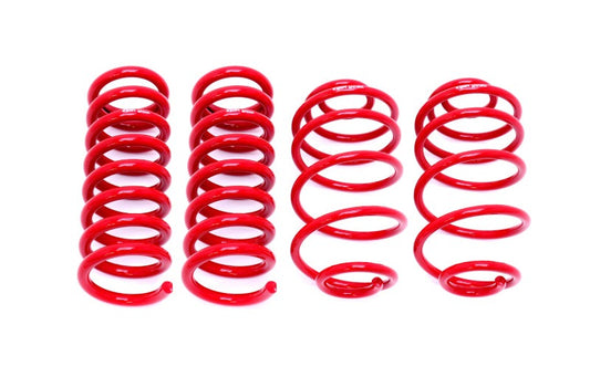 BMR 1967-1972 A-Body Lowering Spring Kit (Set Of 4) (2.0in Drop) - Red