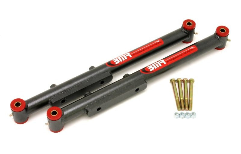 BMR 1991-1996 B-Body Non-Adj. Extended Length Lower Control Arms (Polyurethane) - Black Hammertone