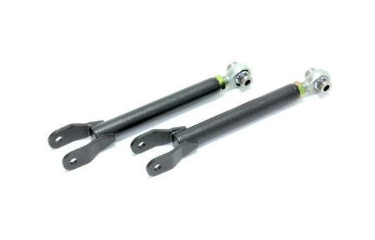 BMR 10-15 5th Gen Camaro Trailing Arms Rear with Single Adj. Rod Ends - Black Hammertone