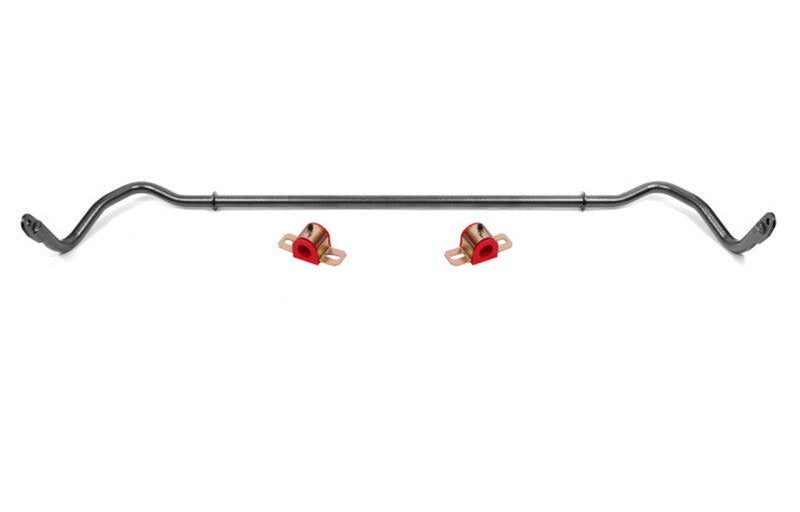BMR 2008-2023 Dodge Challenger Rear Hollow 25mm Non-Adjustable Sway Bar Kit - Black Hammertone