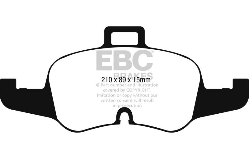 EBC 2016-2023 Audi TTS Quattro 2.0L Turbo Redstuff Front Brake Pads DP32256C