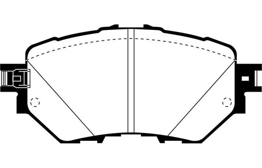 EBC 14+ Mazda 3 2.0 (Mexico Build) Yellowstuff Front Brake Pads DP43033R