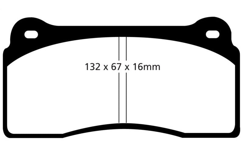 EBC 1999-2003 Aston Martin DB7 5.9 Orangestuff Front Brake Pads DP91110