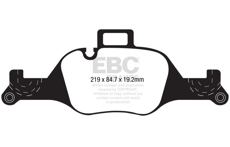 EBC 2017 and Newer BMW 530 G30 Redstuff Front Brake Pads DP32289C