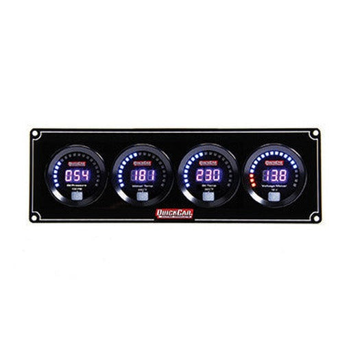 QuickCar Digital 4 Gauge Panel OP/WT/OT/VT