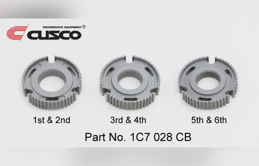 Cusco 23+ GR Yaris Reinforced Transmission Clutch Sync. Hub Set 1C7 028 CB