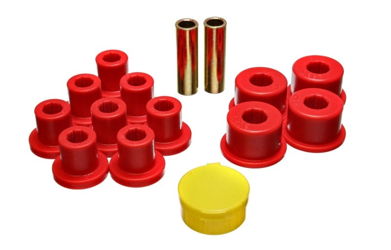 Energy Suspension for 6/74-80 MG MGB Red Rear Leaf Spring Bushing Set 10.2101R