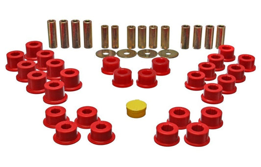 Energy Suspension for 1990-1997 Mazda Miata Red Rear Arm Bushing Set 11.3106R