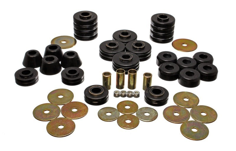 Energy Suspension for 73-95 K5 Blazer Black Body (cab) Mount Set 3.4105G
