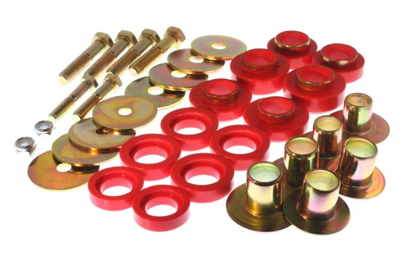Energy Suspension for 67-81 Camaro Red Body Mo Body Mount Set 3.4142R