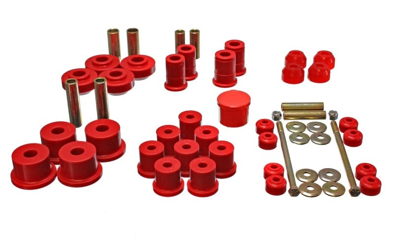 Energy Suspension for 67-73 Mustang Red Hyper-Flex Master Bushing Set 4.18111R