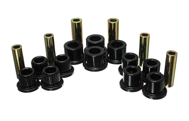 Energy Suspension for 99-04 F-350 2wd Black Rear Leaf Spring Bushing Set 4.2147G