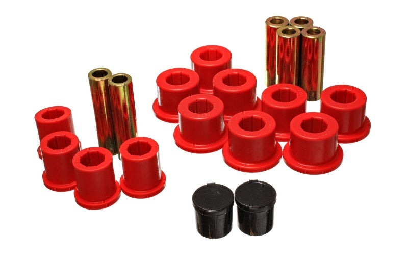Energy Suspension Rear Spring Bushing Set - Red 5.2118R