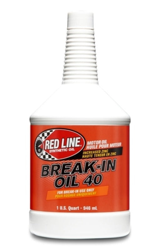 Red Line 16004 Break-In Oil 40 - Quart (12 Pack)
