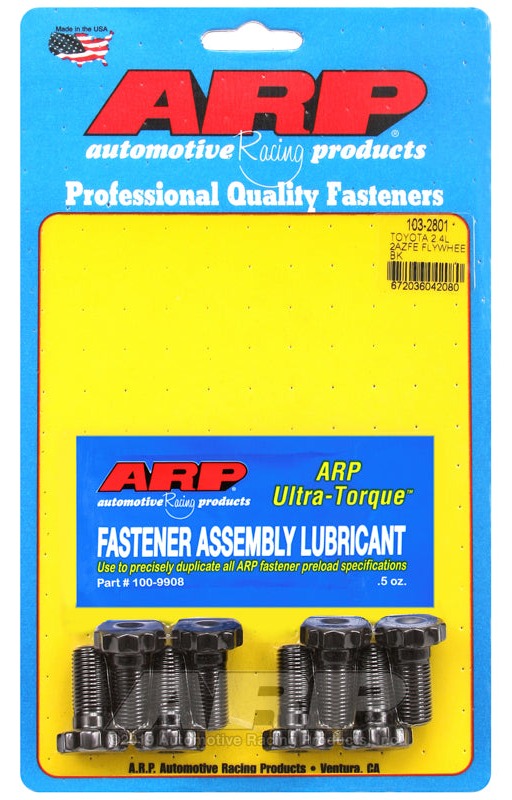 ARP 103-2801 for Toyota 2.4L 2AZFE Flywheel Bolt Kit