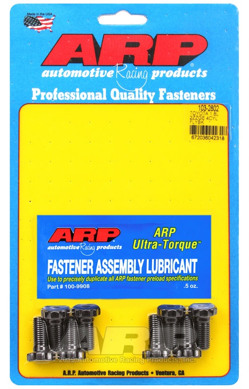 ARP 103-2802 for Toyota 1.8L 2ZZGE Flywheel Bolt Kit
