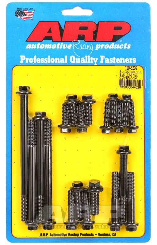 ARP 120-3202 for Buick 350 Timing Cover and Water Pump Hex Bolt Kit