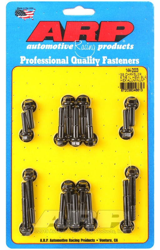 ARP 144-2003 for SB Chrysler 5.7/6.1L Hemi Hex Alum Intake Manifold Bolt Kit