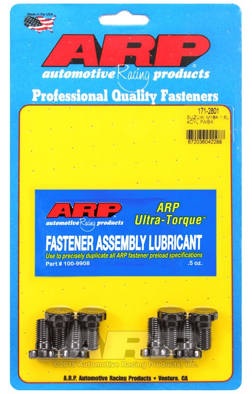 ARP 171-2801 for Suzuki 1.6L M16A 4cyl Flywheel Bolt Kit