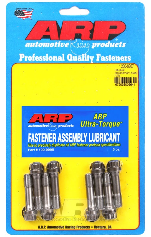 ARP 200-6207 General Replacement Steel Rod Bolt Kit