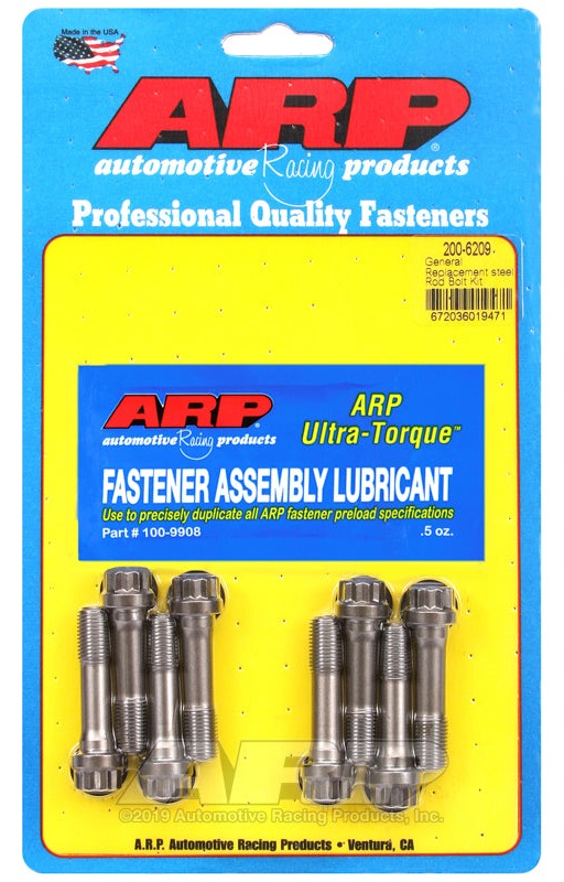 ARP 200-6209 General Replacement Steel Rod Bolt Kit .0055-.0060 Stretch