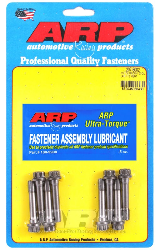 ARP 207-6002 for Mitsubishi 2.0L (4B11T) Rod Bolt Kit
